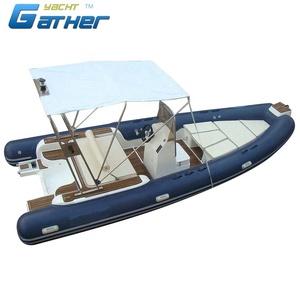 Yate Gather de 20 pies (6 m) para 12 Personas, Bote Inflable Rígido de PVC de Diseño Clásico, Económico y de Alta Velocidad en Venta - Product Image 3