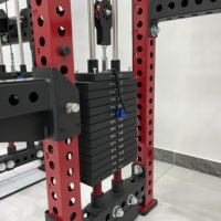 La segunda generación de estante de entrenamiento integral en cuclillas, máquina Smith, equipo de fitness multifuncional para pájaros en casa