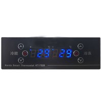 Contrôleur de température numérique programmable à double fenêtre et grand écran KT-7520 pour la gestion de deux compresseurs