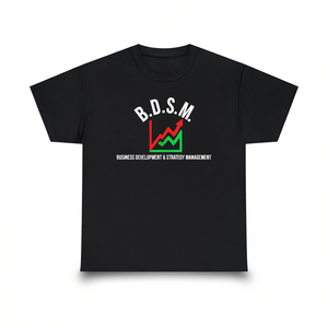 B.D.S.M. Camiseta negra para hombre, ropa informal, para gestión de estrategias de desarrollo empresarial - Product Image 2