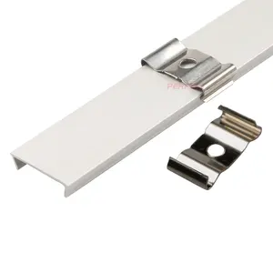 Pliable en aluminium profil spécialement conçu pour la lumière de bande menée flexible