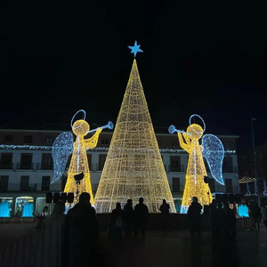 Produit bon marché Décoration lumineuse Imperméable Arbre <span class=keywords><strong>de</strong></span> <span class=keywords><strong>Noël</strong></span> Lumières 3D Street Motif Light - Product Image 2