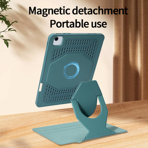 Étui de refroidissement magnétique détachable avec support rotatif, fente pour stylo et couvercle ventilé pour iPad 11e génération - Product Image 6