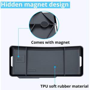 Organizador de Almacenamiento para Auto Hydell, Bandeja para Consola de Tablero de Tesla Modelo 3 Y, Soporte para Accesorios con Función Magnética - Product Image 6