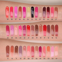 Flacon de gloss à lèvres transparent haut de gamme Golden Crown, tube vide pour gloss à lèvres, emballage cosmétique pour maquillage minéral fait maison, rouge à lèvres