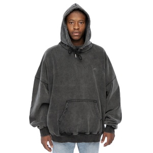 Sudadera CON CAPUCHA DE Hip Hop en blanco, varios colores, 100% algodón, sudaderas con capucha de peso pesado, ropa de calle, sudaderas con capucha de algodón de gran tamaño - Product Image 1