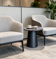 Table d'appoint d'angle pour la maison, en panneau écologique E1, pour villa, hôtel, bureau, appartement, mobilier commercial en gros