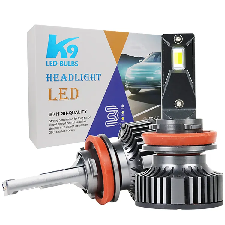 LED 헤드 라이트 K9 4800lm SMD 자동차 차세대 HID H10 9005 9006 운전 작업 자동 시스템 조명