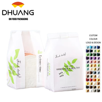 Sac à pain en papier kraft de style européen avec fermeture à fil, fenêtre auto-adhésive pour pain tranché, sac en papier kraft personnalisé pour la cuisson