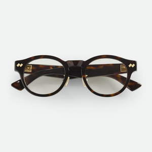 Gafas de Sol Redondas Vintage Bottega BV para Hombre y Mujer, Lentes Transparentes de Moda, Gafas para Computadora Veneta - Product Image 1