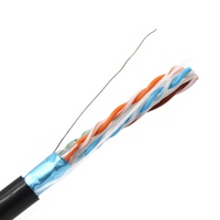 Mejor precio Jiayou CCA comunicación Cat5e/Cat6/Cat6a/Cat7/Cat7A/Cat8 305 M/rollo 23AWG núcleo de cobre UTP LAN Cable de red