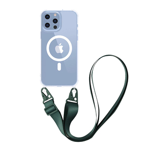 Nouvelles coques de téléphone de luxe avec <span class=keywords><strong>cordon</strong></span> bandoulière pour 11 12 13 <span class=keywords><strong>14</strong></span> 15 <span class=keywords><strong>Pro</strong></span> <span class=keywords><strong>Max</strong></span>, lanière magnétique, étanche, antichoc, sport - Product Image 3
