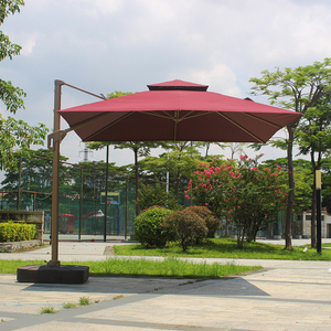 Paraguas de aluminio impermeable moderno para piscina, patio exterior, hoteles, <span class=keywords><strong>sombrilla</strong></span> UV, muebles de exterior - Product Image 5
