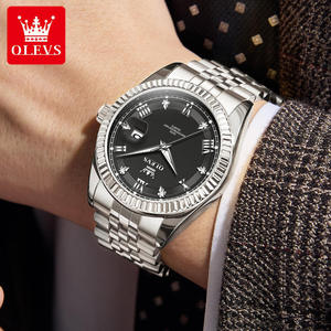 Reloj de Cuarzo 3731 OEM con Logotipo Personalizado, Elegante, Minimalista, para Mujer, con Correa de Aleación Redonda, Resistente al Agua, con Pantalla de Agujas - Product Image 3