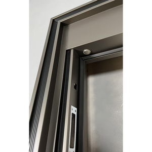 Top marque élégant design moderne extérieur métal acier porte d'entrée en gros villa porte de sécurité - Product Image 3