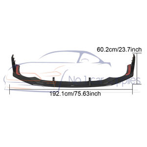 Lèvres avant 20-21 pour <span class=keywords><strong>RS6</strong></span>/7 ABT en fibre de carbone sèche (ensemble 3 pièces) pour pare-chocs de voiture - Product Image 5