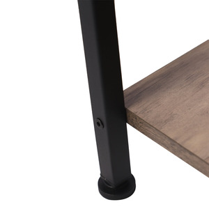 Kệ sách bằng gỗ tủ kệ sách với khung kim loại 4 lớp kệ giá lưu trữ công nghiệp kệ trưng bày - Product Image 5