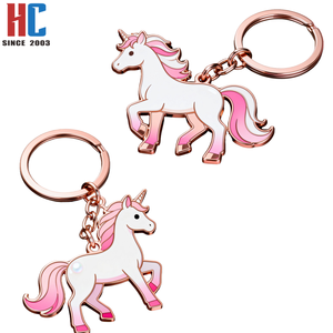 Porte-clés porte-bonheur <span class=keywords><strong>Cheval</strong></span> 2026 en métal émaillé plaqué or, personnalisé en usine, 23 ans d'expérience, cadeaux d'entreprise, Nouvel An Chinois - Product Image 5