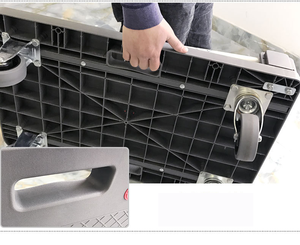 150-250KG Chariot à plate-forme robuste pliable à <span class=keywords><strong>4</strong></span> roues avec roues pivotantes pour le déplacement de la cargaison - Product Image 6