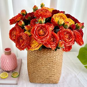 ดอกบัวหิมะเทียนซาน ยี่ห้อหงเฮง งานฝีมือใหม่จากโรงงาน ดอกไม้ประดิษฐ์ 3 หัว สำหรับงานแต่งงาน  ผ้าไหมเคลือบ - Product Image 1