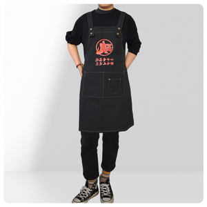 Tablier en toile personnalisé avec logo et lettrage - Vêtement de travail pour la restauration, les salons de thé, les cafés, les fleuristes et les boulangeries - Product Image 2