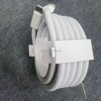 Câble de charge USB-C 17 Pro Type C PD 60W 2m 240W, câble de données en nylon à charge rapide pour iPhone 17 16 15