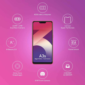 Oppo A3S 64GB 4GB RAM sử dụng điện thoại thông minh 6.2 "Màn hình 4G mở khóa điện thoại di động - Product Image 6