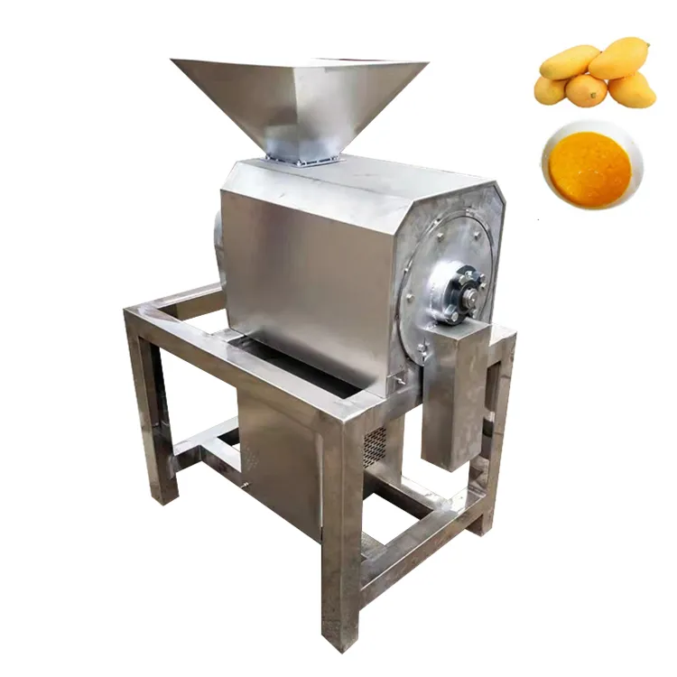 Industriële Passie Fruit Pulping Pulper Mango Apple Jam Maken Pitting Pulper Sapcentrifuge Machine
