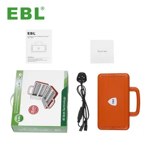 ईबीएल 40-स्लॉट स्मार्ट बैटरी चार्जर बॉक्स रिचार्जेबल बैटरी पैक