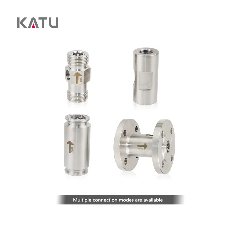 KATU fabbrica venduto FM100 sensore di flusso elettronico turbina misuratore per una facile installazione