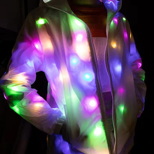 Waterproof Clothes Cool Night Running Props <b>Light</b> up Rave Adult Kids Dance Performance Fancy Dress <b>Flash</b> - Product Image 1
