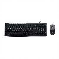 Ensemble clavier et souris filaires MK200 USB pour ordinateur de bureau, multimédia, jeux, bureau