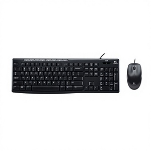 ชุดคีย์บอร์ดและเมาส์แบบมีสาย <span class=keywords><strong>MK200</strong></span> สำหรับคอมพิวเตอร์ตั้งโต๊ะ USB มัลติมีเดีย เกมมิ่ง ออฟฟิศ - Product Image 1