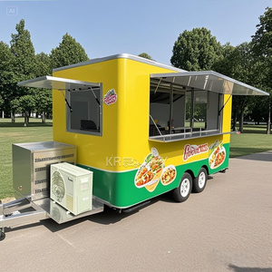 Chariot mobile de nourriture, camion de nourriture, remorque, nouveau style 2025, rapide, pour hot-dogs, glaces, pizzas - Product Image 6