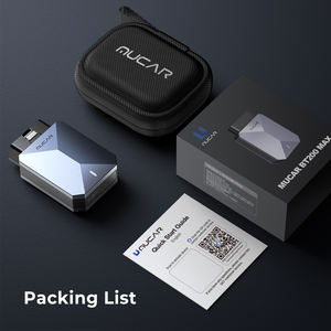 MUCAR BT200 MAX AI Scanner OBD2 Prise en charge complète du système CANFD ELM327 15 fonctions de réinitialisation Mises à jour gratuites à vie Outils de diagnostic automobile - Product Image 6