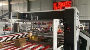 Qzd Plc Controle Nieuwe Type Machine Automatische Map Gluer Machine Vouwen Lijmen Machine Voor Het Maken Van Karton - Product Image 3