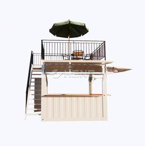 Bar à café mobile personnalisé, disponible en trois versions pour les cafés à fenêtres, avec conteneurs mobiles de <span class=keywords><strong>10</strong></span> et 20 pieds - Product Image 3