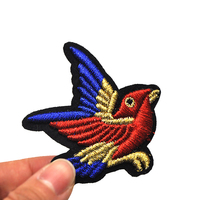 Usine en gros personnalisé tissé brodé Patch de vêtements Noël Chenile fer sur patch