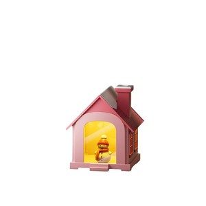 Humidificateur en forme de maison avec veilleuse, alimentation USB, commande tactile, pour bureau, chambre à coucher, aromathérapie - Product Image 5
