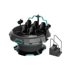 Simulateur de réalité virtuelle (RV) 9D à 5 places de l'usine de Panyu à Guangzhou, équipement de parc à thème RV pour cinéma de films pour le divertissement RV - Product Image 4
