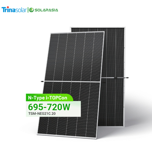 Trina <span class=keywords><strong>Solar</strong></span> <span class=keywords><strong>Panel</strong></span> Stand Installation 695W 700W 710W 720W Bifacia Double Glass Topcon Paneles solares para toda la casa - Product Image 3