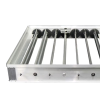 Amortisseur d'air en aluminium pour CVC, réglable, poignée de ventilation OBD, commande de l'amortisseur d'air à lames opposées