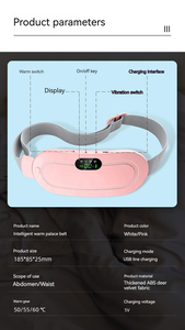 Nouvelle <span class=keywords><strong>Ceinture</strong></span> <span class=keywords><strong>Chauffante</strong></span> Portable USB Rechargeable 2026 pour le <span class=keywords><strong>Ventre</strong></span>, Coussin Chauffant L avec Vibration ABS pour Soulager les Douleurs Lombaires - Product Image 5