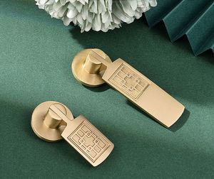 <strong>Square</strong> Brushed Brass Cupboards <strong>Knob</strong> Gold Kitchen Cabinet Wardrobe Cabinet <strong>Drawer</strong> Handle <strong>Knob</strong> Solid Brass - Product Image 6