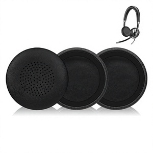 Coussinets d'oreille de remplacement pour Poly Plantronics Blackwire C510 C520 C710 C720, en cuir protéiné de qualité supérieure, éponge haute densité - Product Image 5