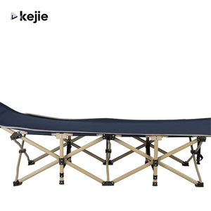 Chaise longue pliable en acier Kejie moderne pour le <span class=keywords><strong>camping</strong></span>, la plage, utilisation portable, chaise longue de soleil d'extérieur avec un design durable - Product Image 1