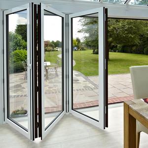 <span class=keywords><strong>Puerta</strong></span> de Vidrio <span class=keywords><strong>Tipo</strong></span> Acordeón de Vidrio Transparente con Material de Aleación de Aluminio - Product Image 6