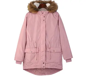 OEM Personalizzato modello lungo Cappotto di Inverno delle Nuove donne di Stile di Modo Vestiti Oversize Occidentale cappotto