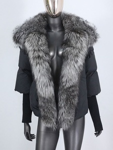 En stock, vente en gros, nouvelle doudoune, col en fourrure de renard, capuche, manches à fils, haut de gamme, élégante, chaude et ample, amincissante, populaire - Product Image 6