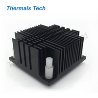 Dissipateur thermique en aluminium de la puissance 50*50*25mm de 20W avec le ventilateur pour la puce d'unité centrale